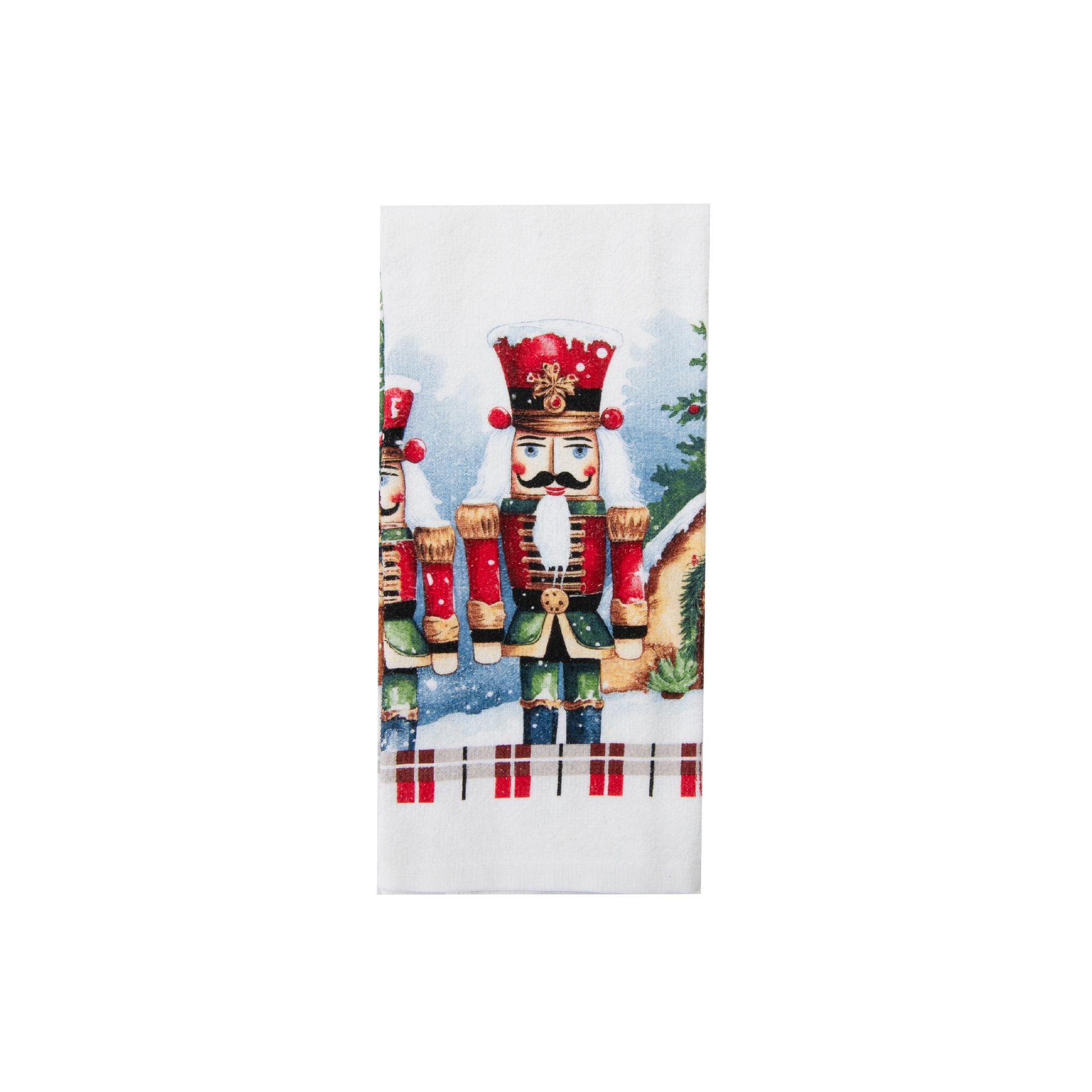 Hand Towel Nutcracker Twin, Christmas, Kitchen Towel, Holiday Decor- Set of 6
