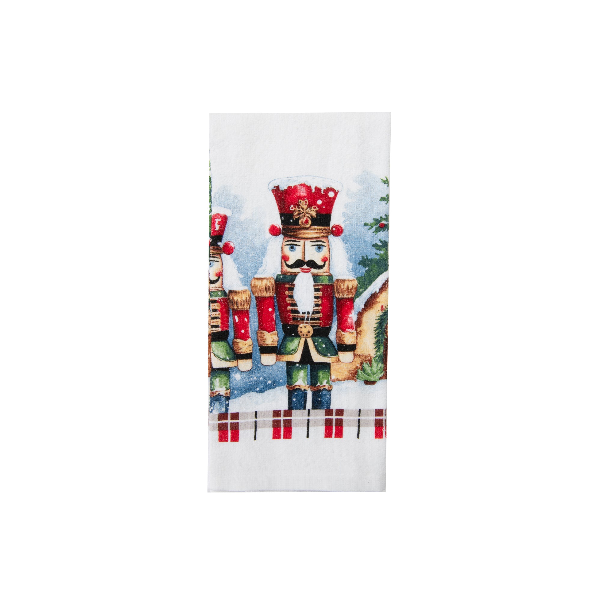 Hand Towel Nutcracker Twin, Christmas, Kitchen Towel, Holiday Decor- Set of 6
