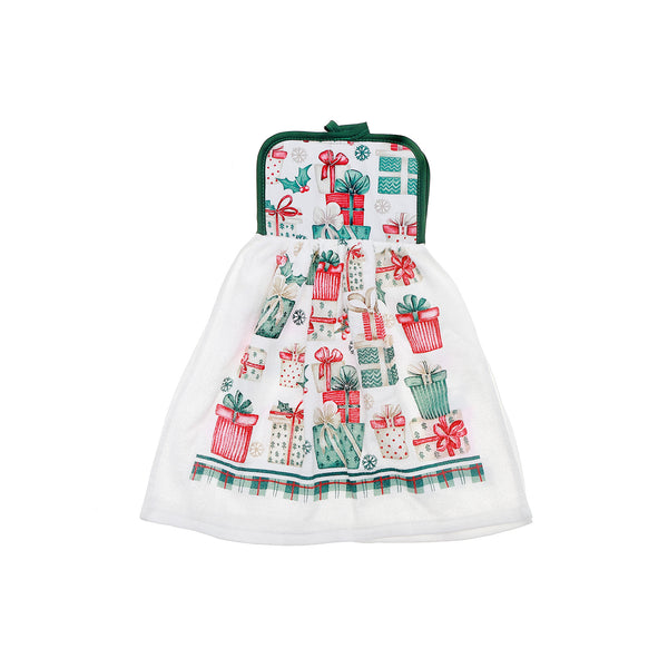 Tie Hand Towel (Presents) - Set of 2