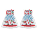Tie Hand Towel (Snowman) - Set of 2