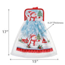 Tie Hand Towel (Snowman) - Set of 2