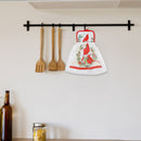 Tie Hand Towel ((Cardinals Perched On Wreath) - Set of 2