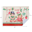 Microfibre Drying Mat (Gingerbread) - Set of 2