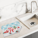 Microfibre Drying Mat (Snowman) - Set of 2