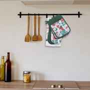 5-Piece Kitchen Set Presents – Christmas Kitchen Linens, Holiday Cooking & Baking Accessory, Festive Table Decor