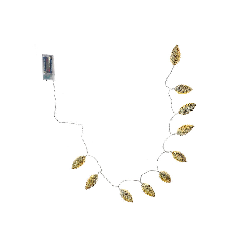 Led String Light 10L Pine Cones Décor