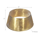 Metal Gold Tree Collar With Bear and Tree