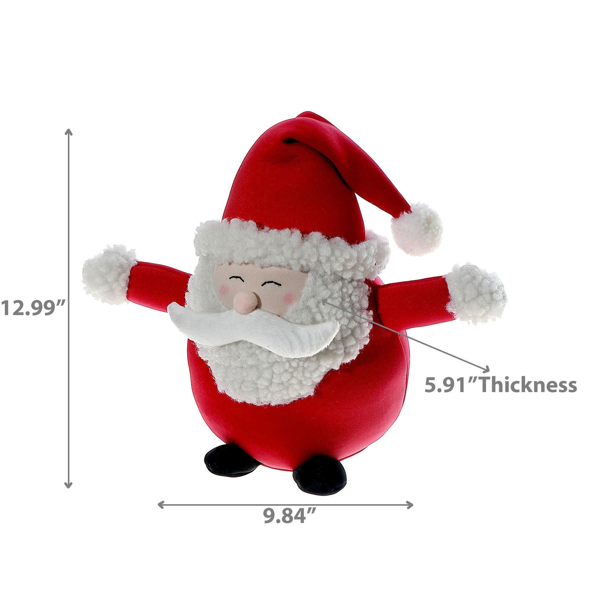 Santa Door Stopper – Christmas Home Décor, Holiday Decoration, Festive Door Wedge