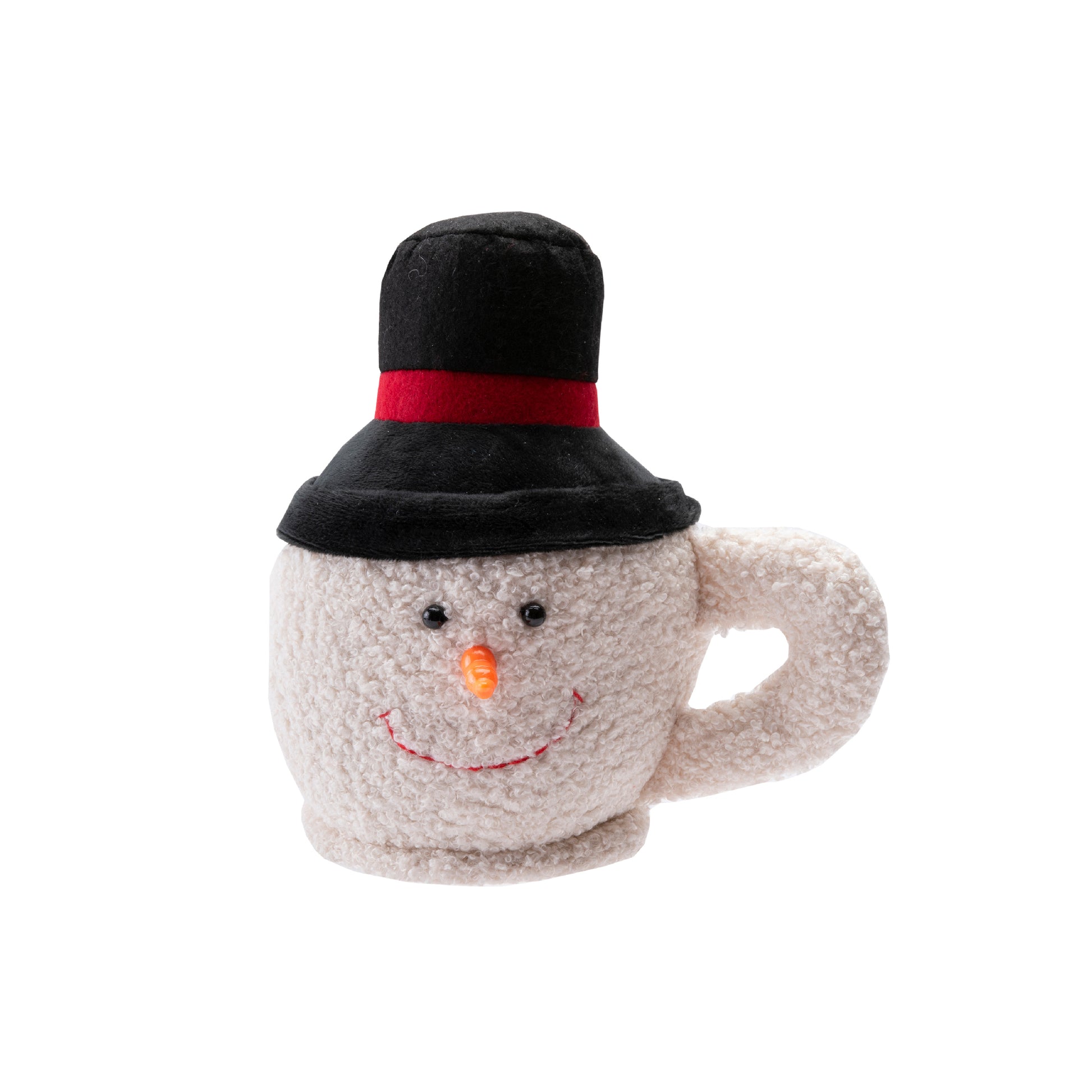 Door Stopper Teacup Snowman, Christmas, Door Stopper, Holiday Decor
