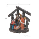 Polyresin Nativity Scene 4.9"