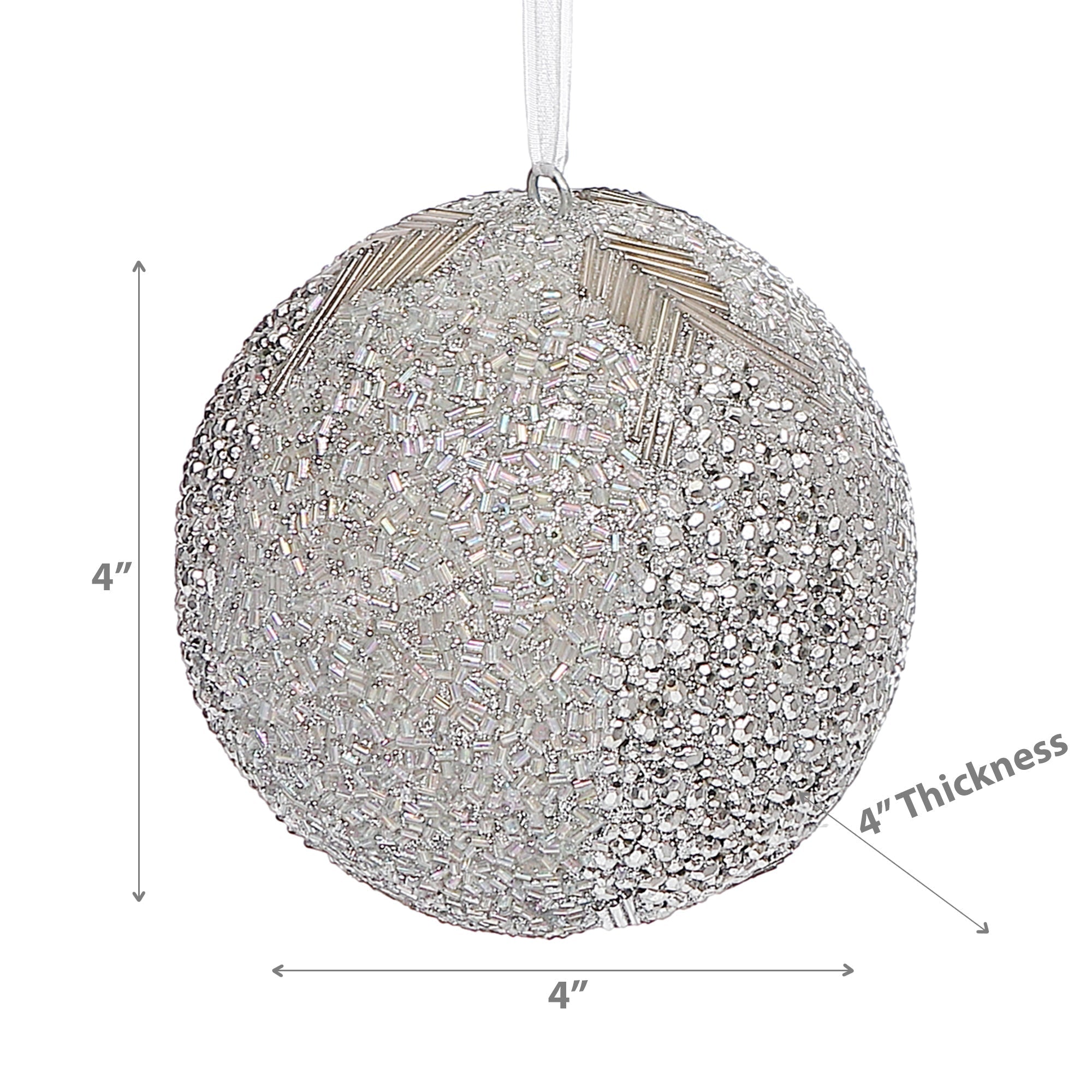 Christmas 10Cm Ornament Arrow Glam - Set of 2