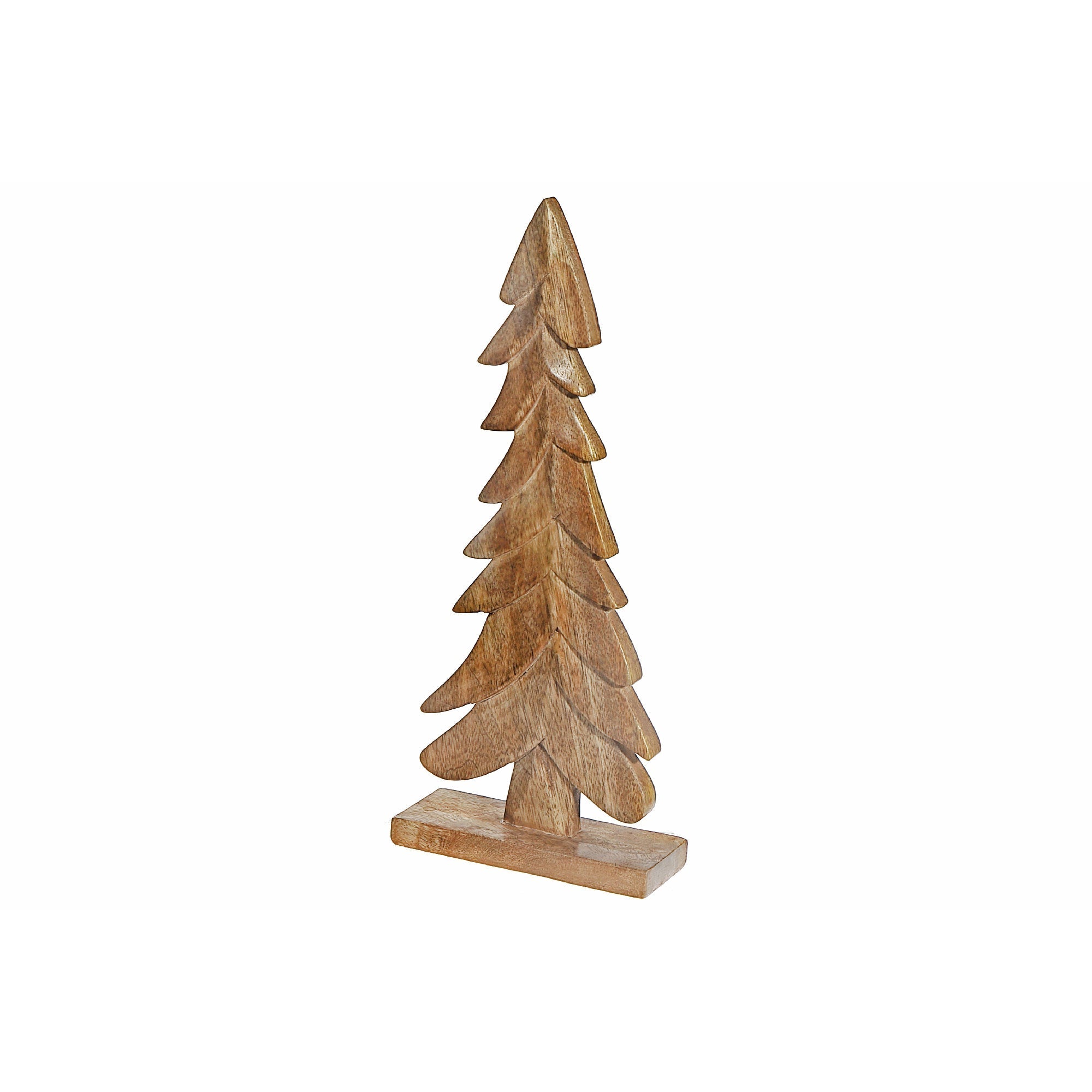Wooden Tree Decor – Christmas Tabletop Decoration, Holiday Accent, Festive Winter Home Decor