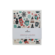 Swedish Dish Cloth Set of 2 with Mittens, Toque and Socks Design Assorted, Christmas Kitchen, Holiday Cleaning Cloths