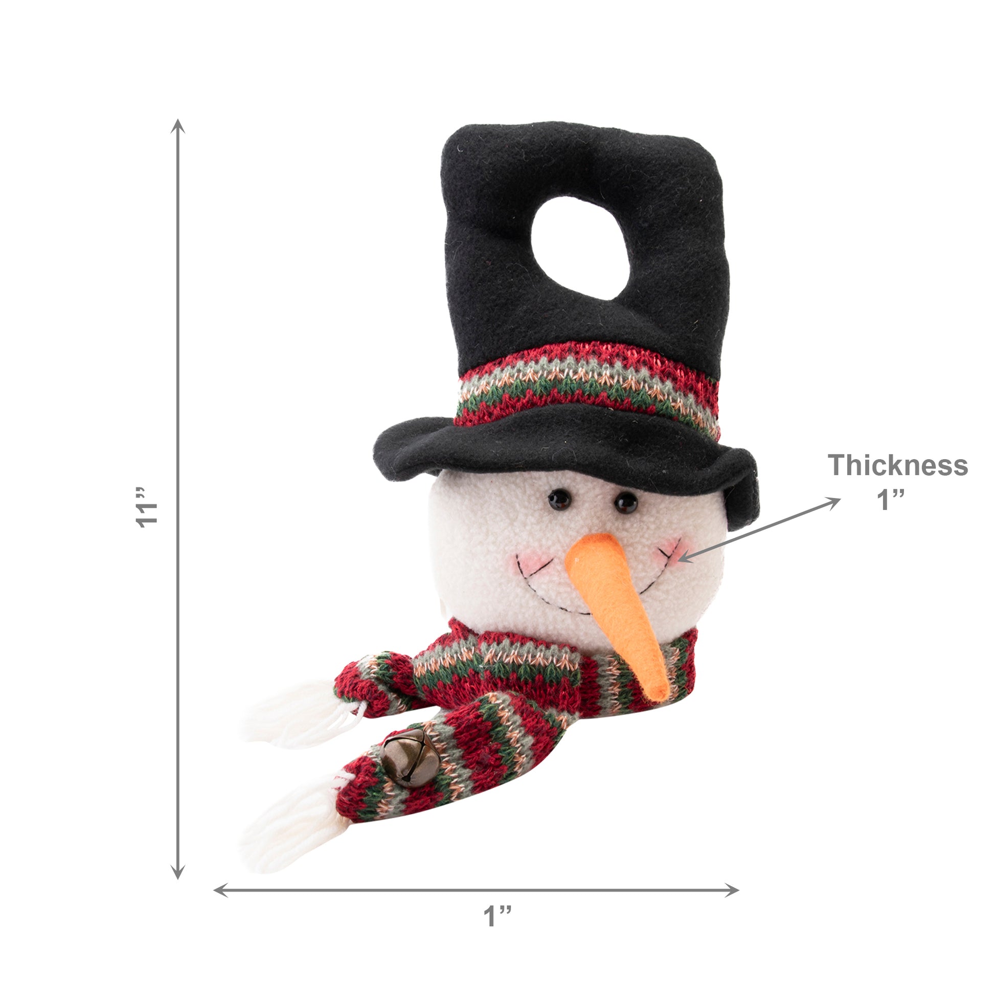 11" Snowman Door Hanger, Christmas, Wall Decor, Holiday Decor