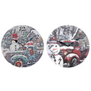 Wall Clock - Asstd (Red Truck, Blue Truck) - Set of 2
