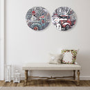 Wall Clock - Asstd (Red Truck, Blue Truck) - Set of 2