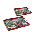 Nested Tray - Red Truck (Set Of 2)