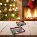 Nested Tray - Red Truck (Set Of 2)