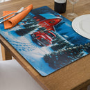 Plastic Placemat (Red Truck And Barn) - Set of 12