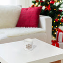 7Oz Matte White Jar Scented Candle (Snowflake) (Sacred Forest) - Set of 2