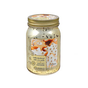 9.2oz Electroplated Mason Jar Candle – Vanilla Shortbread Scented