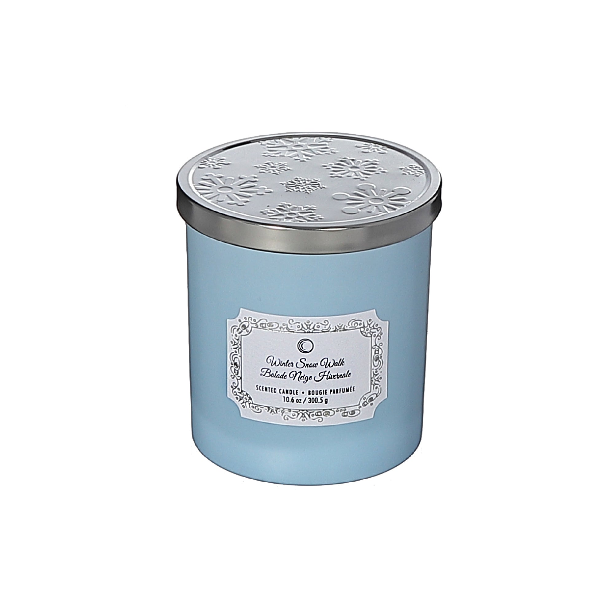 Christmas Jar Candle Winter Snow Walk 10.5 Oz, Holiday Candle, Festive Fragrance