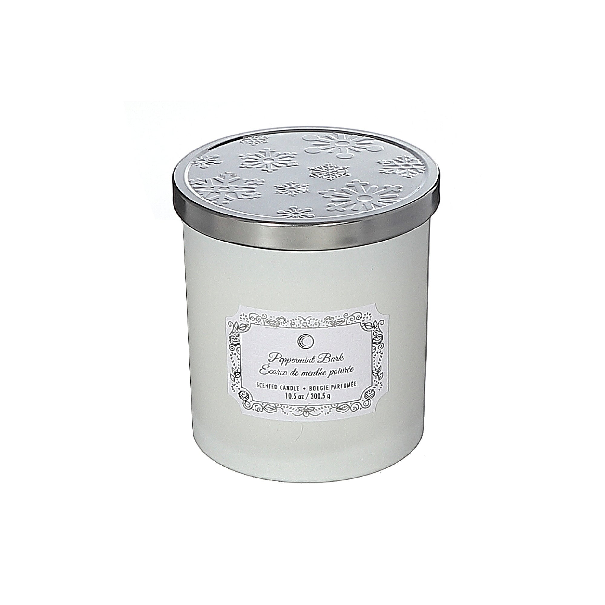 Christmas Jar Candle Peppermint Bark 10.5 Oz, Holiday Candle, Festive Fragrance