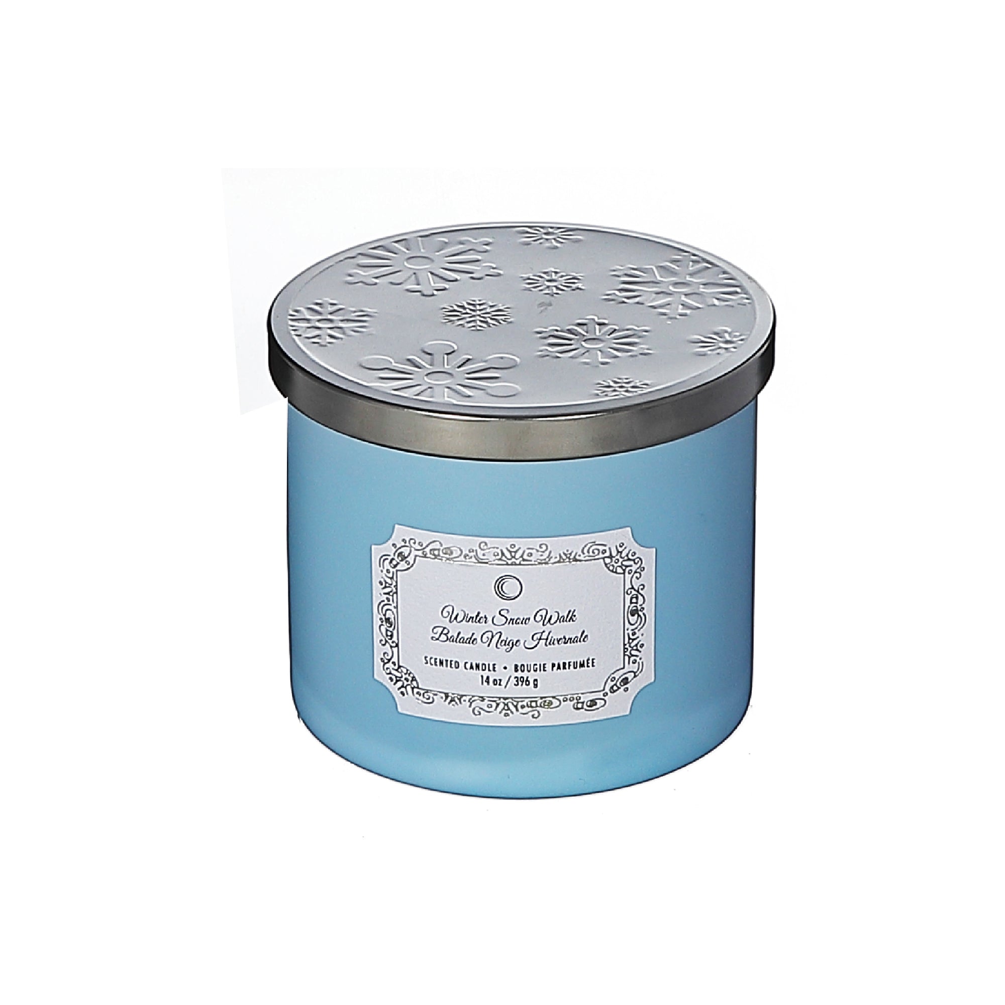 Christmas 14Oz 3 Wick Jar Candle Winter Snow Walk