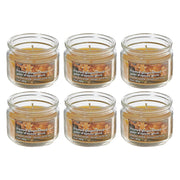 Three Oz Scented Jar Candle Frosted Gingerbread Fragrance - Set of 6, Holiday Candle, Christmas Home Fragrance, Festive Decor