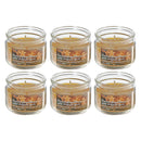 3 Oz Scented Jar Candle (Frosted Gingerbread) - Set of 6