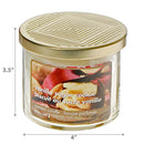 14 Oz 3 Wick Jar Candle With Metal Lid (Vanilla Sugar Cookie) - Set of 2