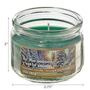 3 Oz Scented Jar Candle (Tis The Season) - Set of 6
