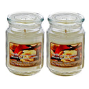 18 Oz Scented Jar Candle (Vanilla Sugar Cookie) - Set of 2