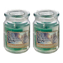 18 Oz Scented Jar Candle (Tis The Season) - Set of 2