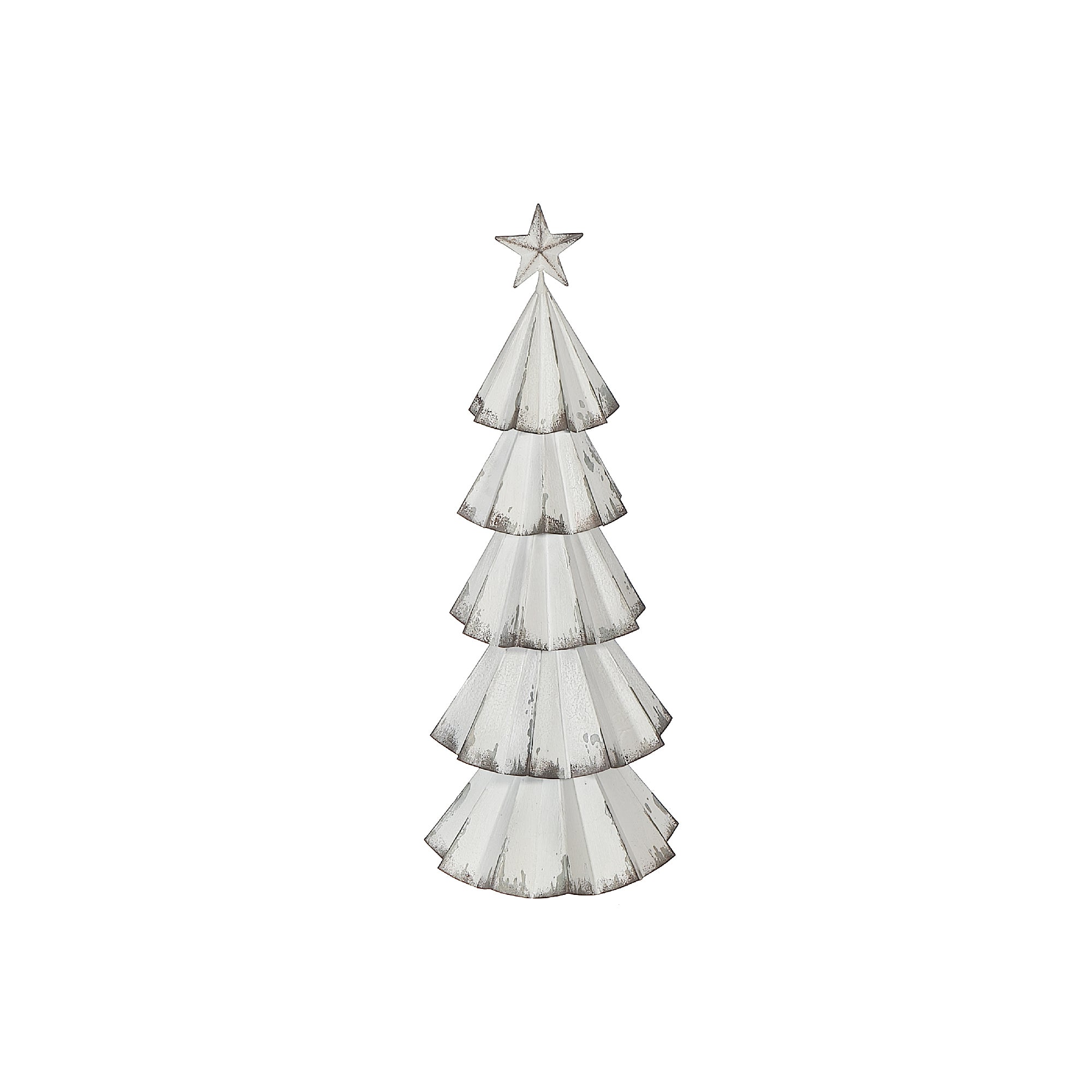 Large Metal Christmas Tree – Holiday Table Decoration