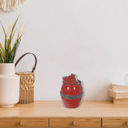 Metal Santa Jar with Lid – Christmas Holiday Decor