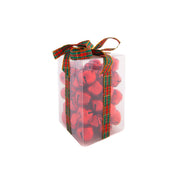 Jingle Bells in PVC Box Red, Christmas, Jingle Bells, Holiday Decor