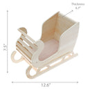 Natural Wood Sleigh