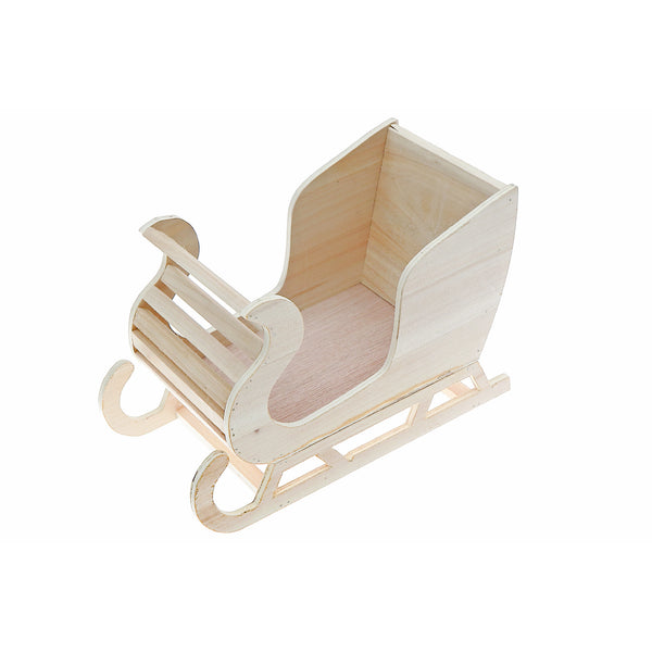 Natural Wood Sleigh
