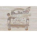 Set Of 3 Nesting Natural Wood Square Planter (Truck)