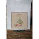 Led Thread Framed Wall Art (Tree On Wagon)