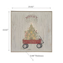 Led Thread Framed Wall Art Merry Christmas