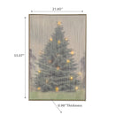 Led Thread Framed Wall Art Christmas Tree