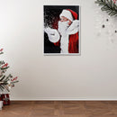 Recycled Paper Framed Wall Art Santa