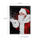 Recycled Paper Framed Wall Art Santa