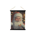 Crinkle Paper Wall Hanger (Santa With A Cookie)