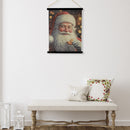 Crinkle Paper Wall Hanger (Santa With A Cookie)