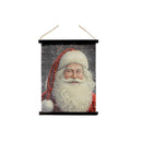 Crinkle Paper Wall Hanger (Santa Portrait)