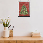 Crinkle Paper Tree Wall Hanger – Holiday Decoration
