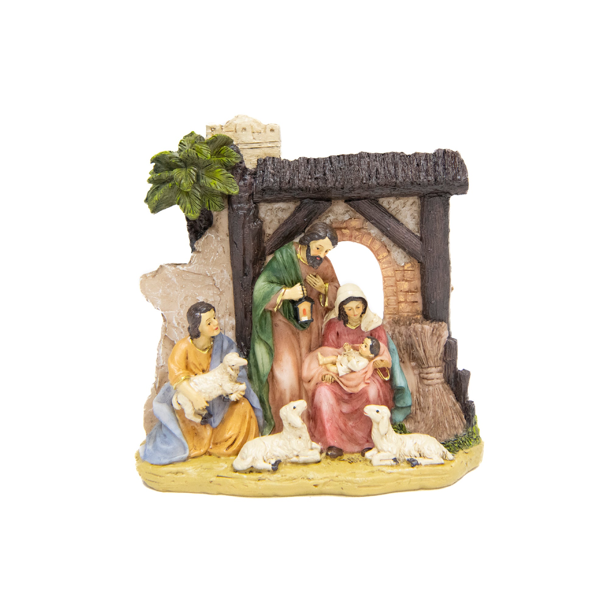 Polyresin Nativity Scene, Christmas, Figurine, Holiday Decor